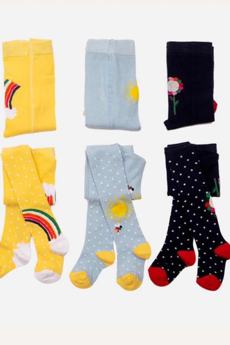 Wholesale 6-Piece Girls Tights - Brand: Defne - Kids & Baby Clothes Wholesale - Globality Store