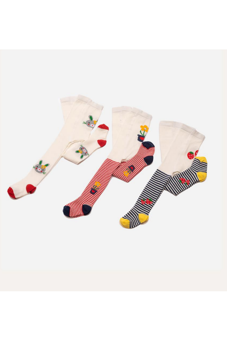 Wholesale 6-Piece Girls Tights - Brand: Defne - Kids & Baby Clothes Wholesale - Globality Store