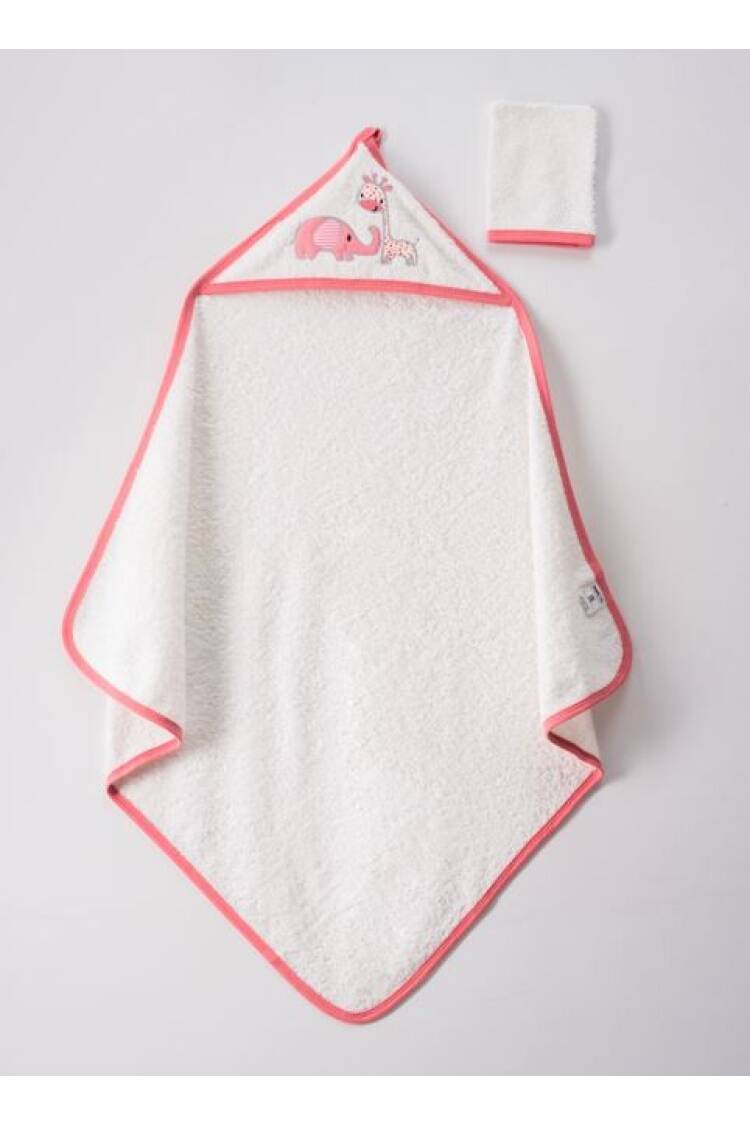 Wholesale Baby Unisex 2-Piece Set with Scrub Mitt and Towel 75x80 - Brand: Ramel Kids - Kids & Baby Clothes Wholesale - Globality Store