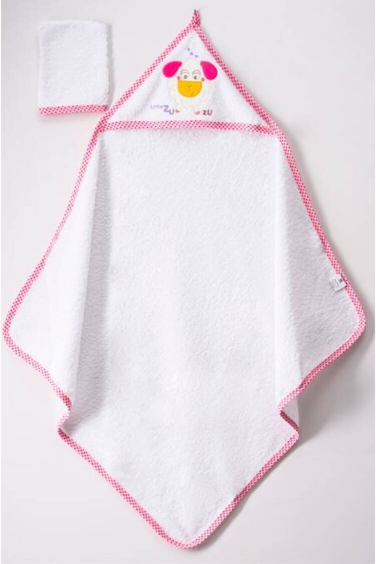 Wholesale Baby Unisex 2-Piece Set with Scrub Mitt and Towel 80x80 - Brand: Ramel Kids - Kids & Baby Clothes Wholesale - Globality Store