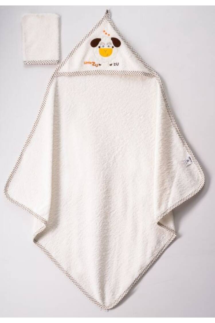 Wholesale Baby Unisex 2-Piece Set with Scrub Mitt and Towel 80x80 - Brand: Ramel Kids - Kids & Baby Clothes Wholesale - Globality Store