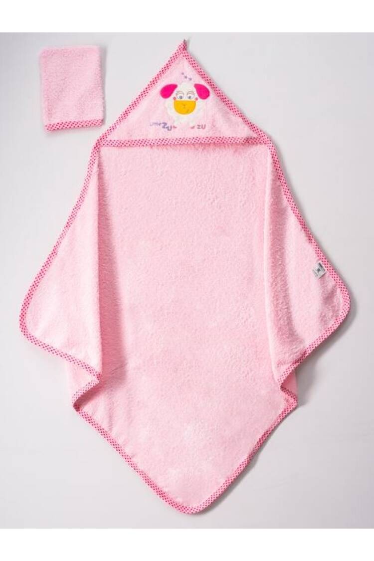 Wholesale Baby Unisex 2-Piece Set with Scrub Mitt and Towel 80x80 - Brand: Ramel Kids - Kids & Baby Clothes Wholesale - Globality Store