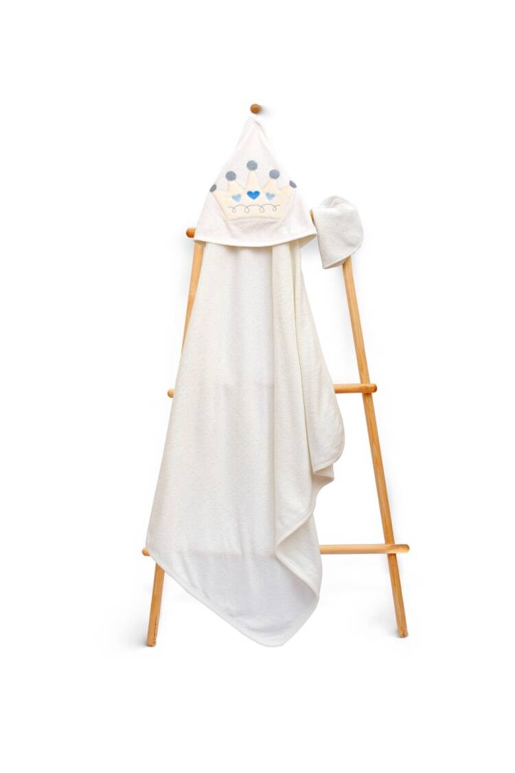Wholesale Baby Unisex 2-Piece Set with Scrub Mitt and Towel 85x85 - Brand: Babyline - Kids & Baby Clothes Wholesale - Globality Store