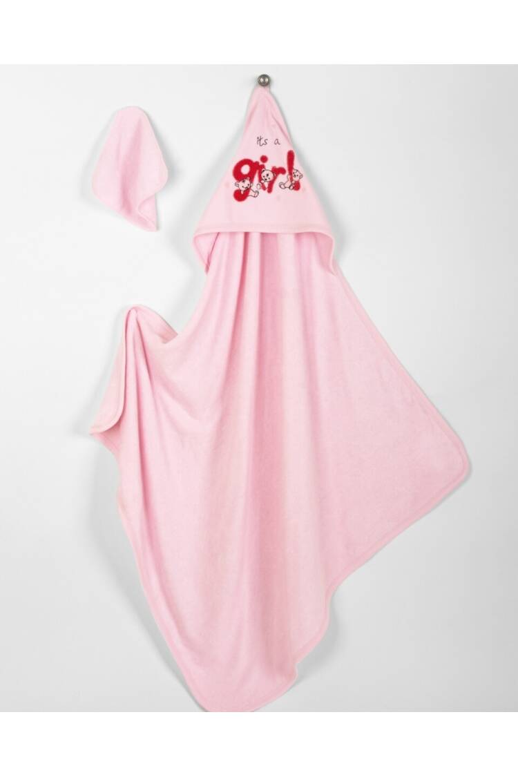 Wholesale Baby Unisex 2-Piece Set with Scrub Mitt and Towel 85x85 - Brand: Babyline - Kids & Baby Clothes Wholesale - Globality Store