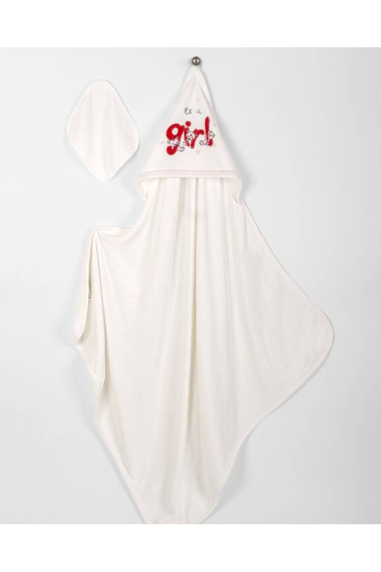 Wholesale Baby Unisex 2-Piece Set with Scrub Mitt and Towel 85x85 - Brand: Babyline - Kids & Baby Clothes Wholesale - Globality Store