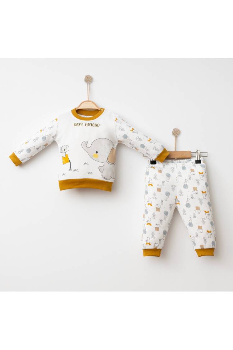 Wholesale Baby Unisex 2-Pieces Body and Pants 6-18M - Brand: Gümüş Baby - Kids & Baby Clothes Wholesale - Globality Store