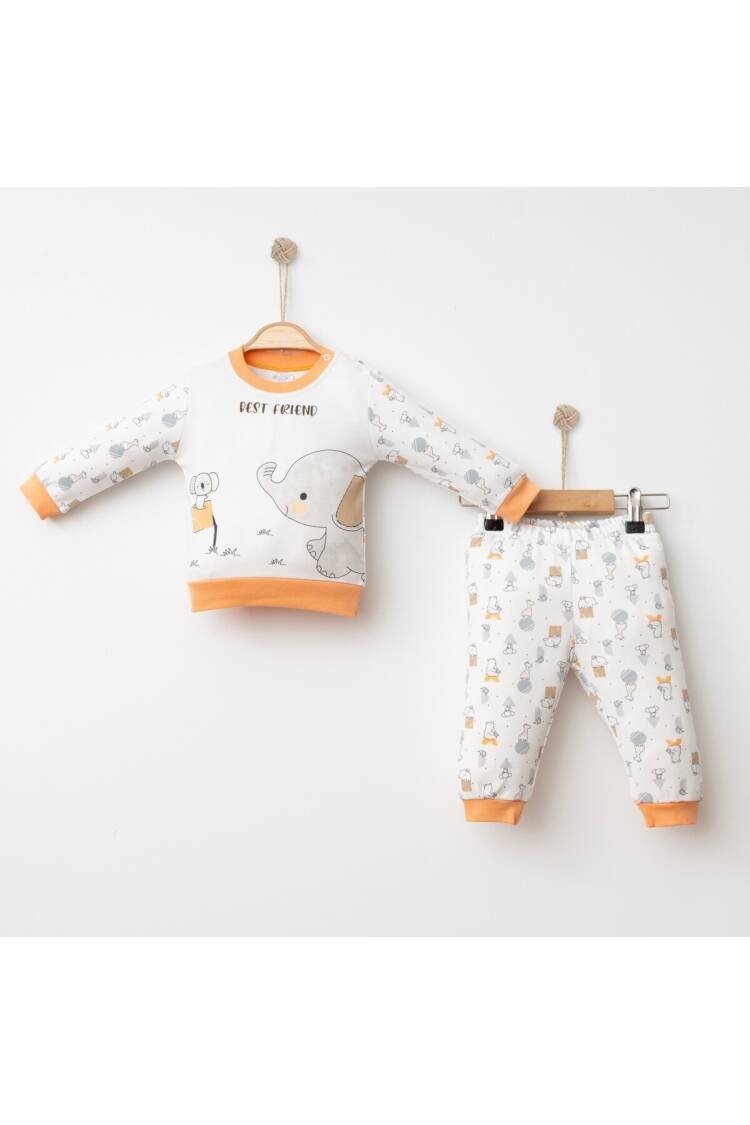 Wholesale Baby Unisex 2-Pieces Body and Pants 6-18M - Brand: Gümüş Baby - Kids & Baby Clothes Wholesale - Globality Store
