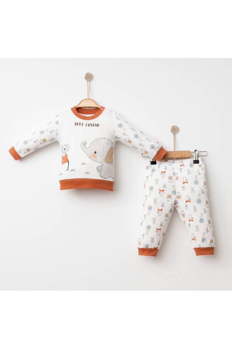 Wholesale Baby Unisex 2-Pieces Body and Pants 6-18M - Brand: Gümüş Baby - Kids & Baby Clothes Wholesale - Globality Store