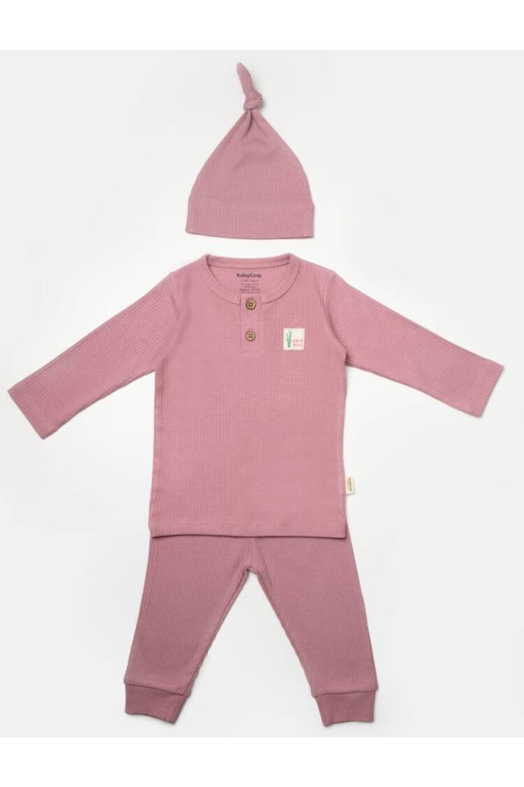 Wholesale Baby Unisex 3-Piece Pants Body and Hat Set 3-24M - Brand: BabyCosy - Kids & Baby Clothes Wholesale - Globality Store