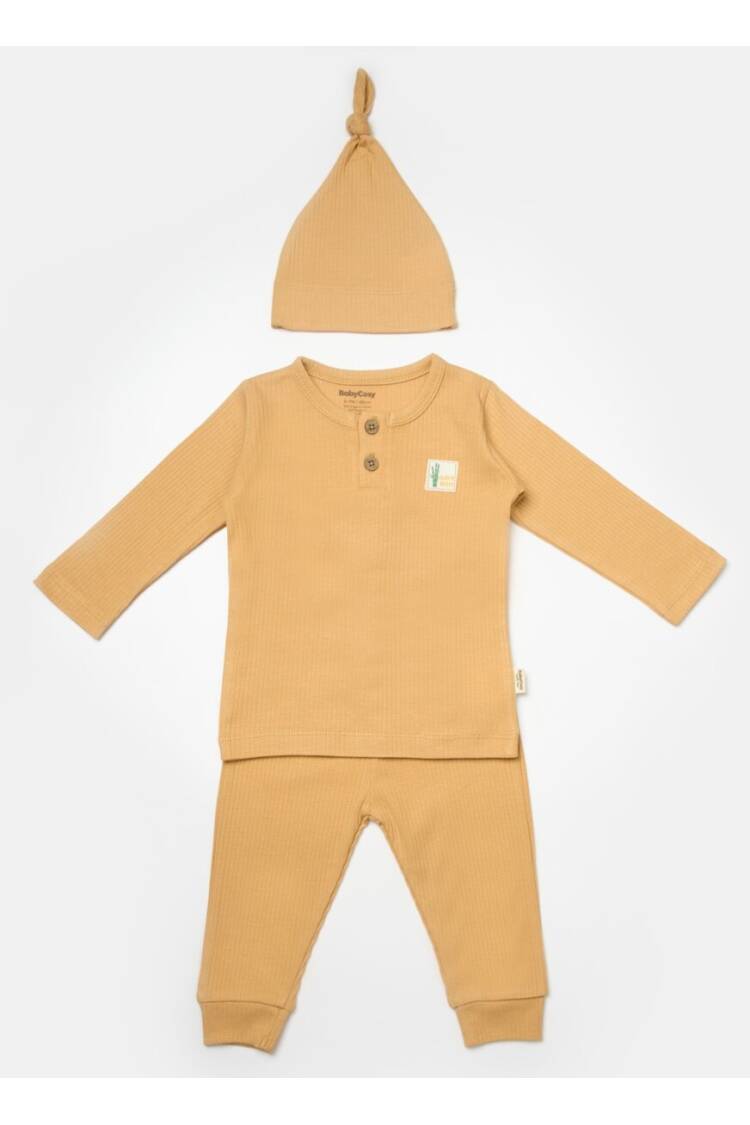 Wholesale Baby Unisex 3-Piece Pants Body and Hat Set 3-24M - Brand: BabyCosy - Kids & Baby Clothes Wholesale - Globality Store