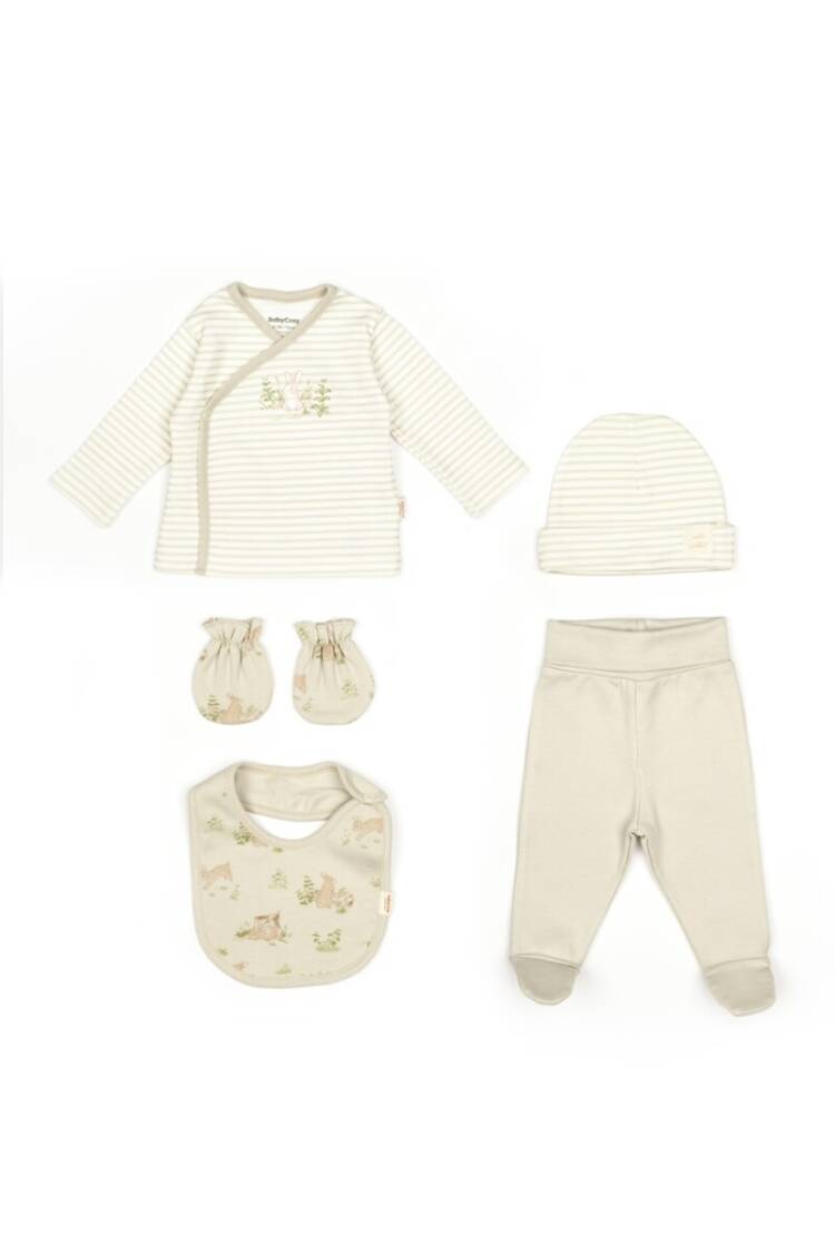 Wholesale Baby Unisex 5-Piece Onesies Set with Box 0-3M - Brand: BabyCosy - Kids & Baby Clothes Wholesale - Globality Store