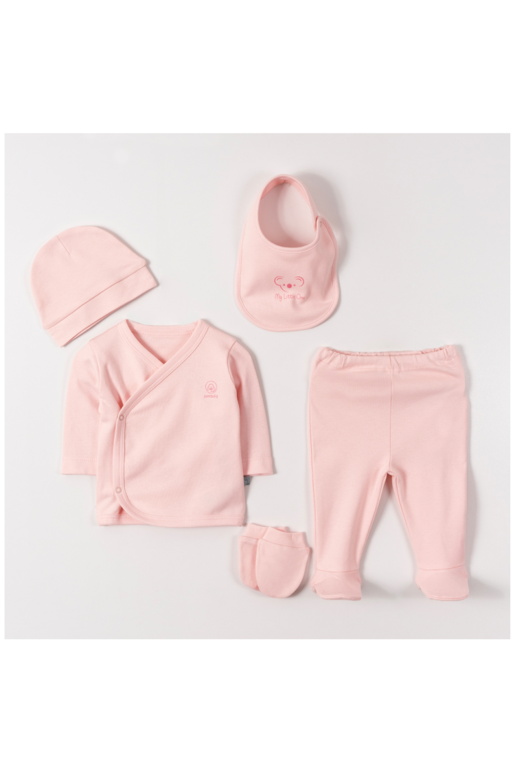 Wholesale Unisex Baby 5-Piece Newborn Set 0-1M - Brand: Pambuliq - Kids & Baby Clothes Wholesale - Globality Store