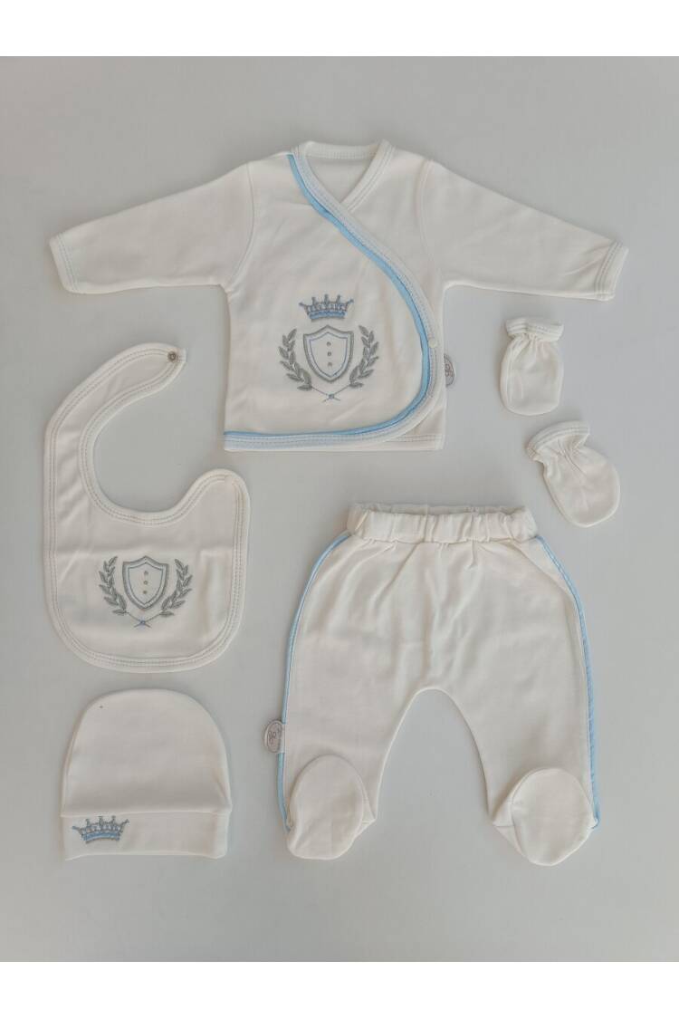 Wholesale Baby Unisex 5'li Newborn Set 0-3M - Brand: Tomuycuk - Kids & Baby Clothes Wholesale - Globality Store