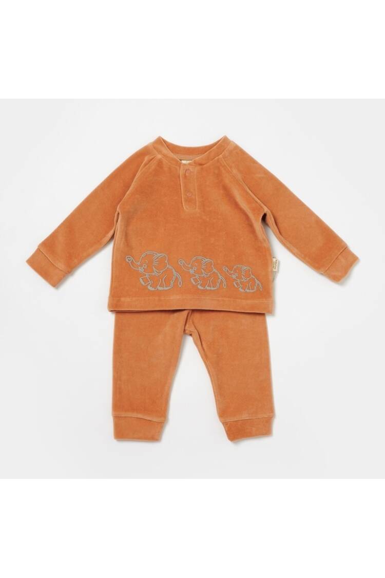 Wholesale Baby 2-Piece Velvet Sweatshirt and Pants Set 3-24M Baby Cosy - Brand: BabyCosy - Kids & Baby Clothes Wholesale - Globality Store