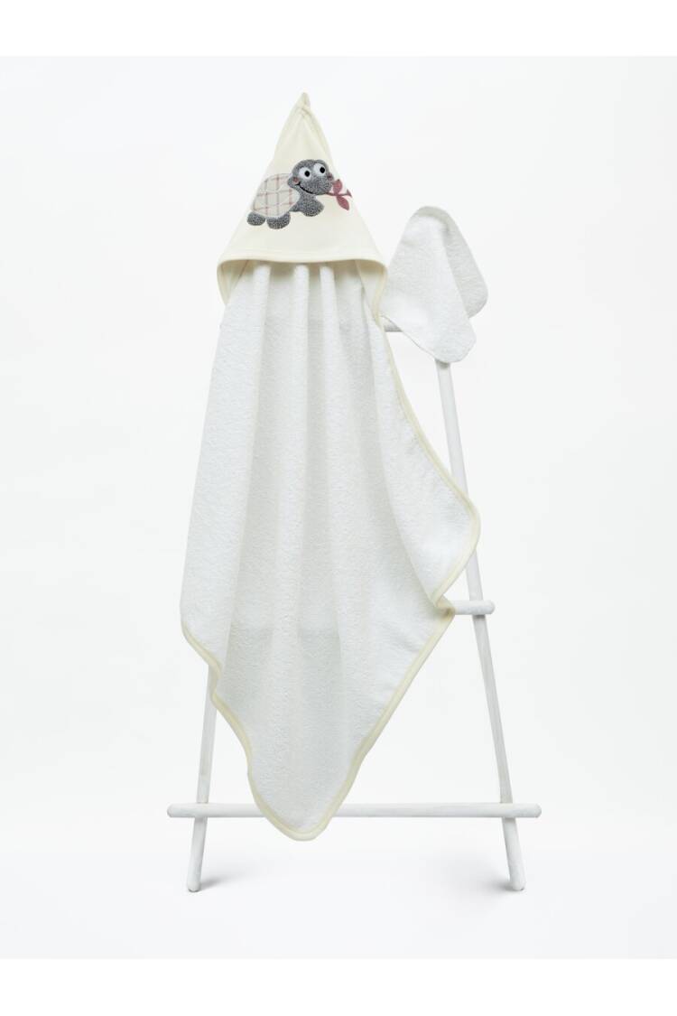 Wholesale Baby Unisex Towel and Bath Scrub 75x75cm 1-3Y - Brand: Babyline - Kids & Baby Clothes Wholesale - Globality Store