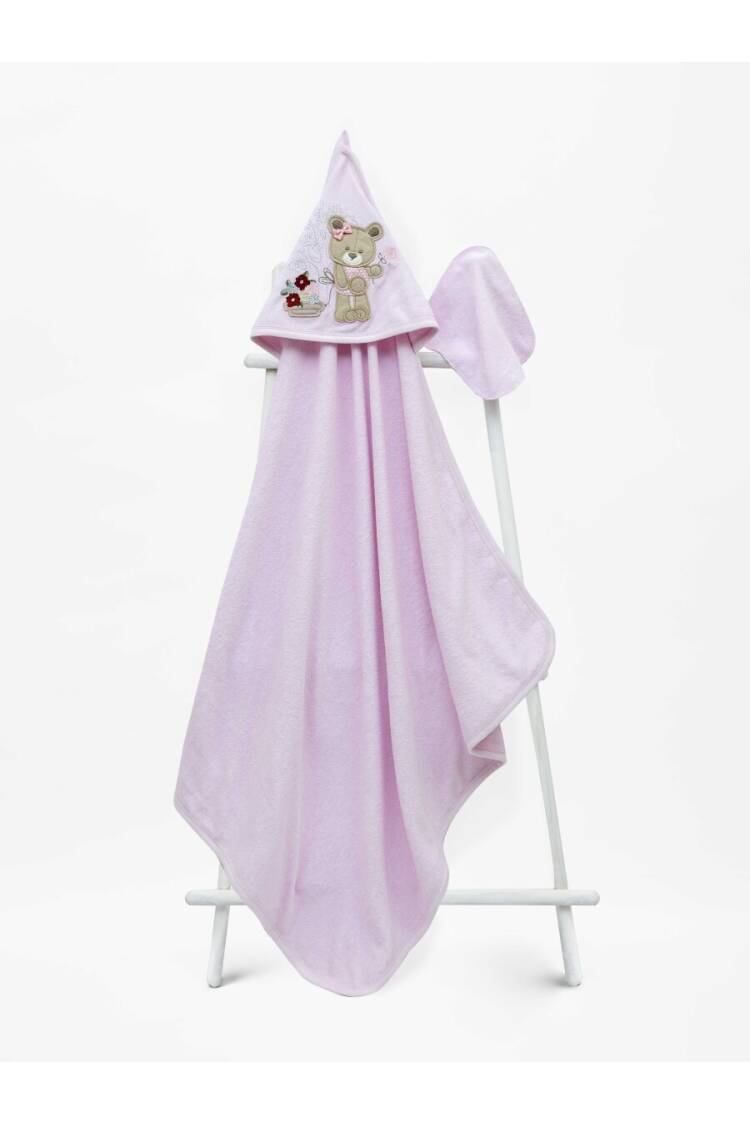 Wholesale Baby Unisex Towel and Bath Scrub 85x85cm 1-3Y - Brand: Babyline - Kids & Baby Clothes Wholesale - Globality Store