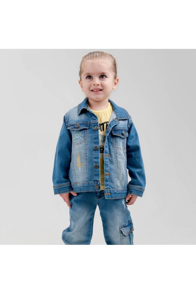 Wholesale Boy 3 Pieces Jeans Shirt Trousers T-shirt Set Suit 5-8Y - Brand: Cool Exclusive - Kids & Baby Clothes Wholesale - Globality Store