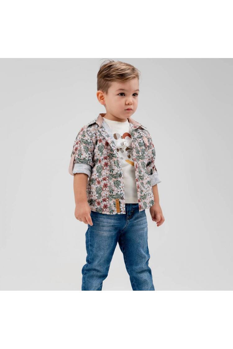 Wholesale Boy 3 Pieces Shirt T-shirt Trousers Set Suit 1-4Y - Brand: Cool Exclusive - Kids & Baby Clothes Wholesale - Globality Store