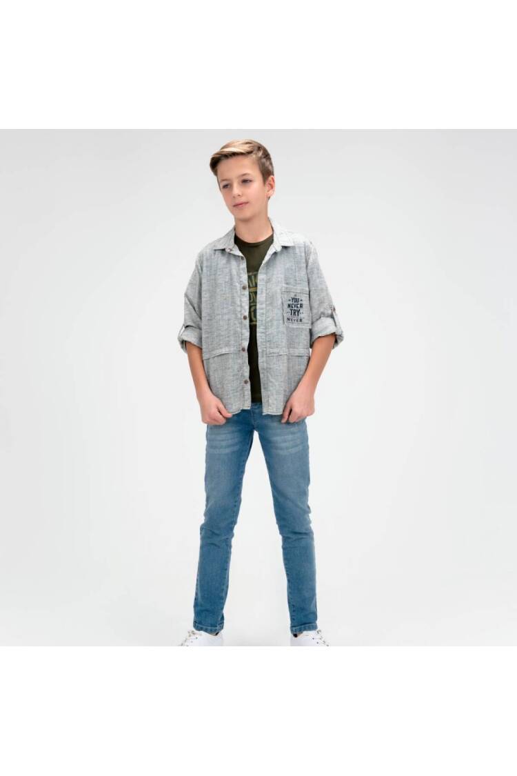 Wholesale Boy 3 Pieces Shirt Trousers T-shirt Set Suit 9-12Y - Brand: Cool Exclusive - Kids & Baby Clothes Wholesale - Globality Store