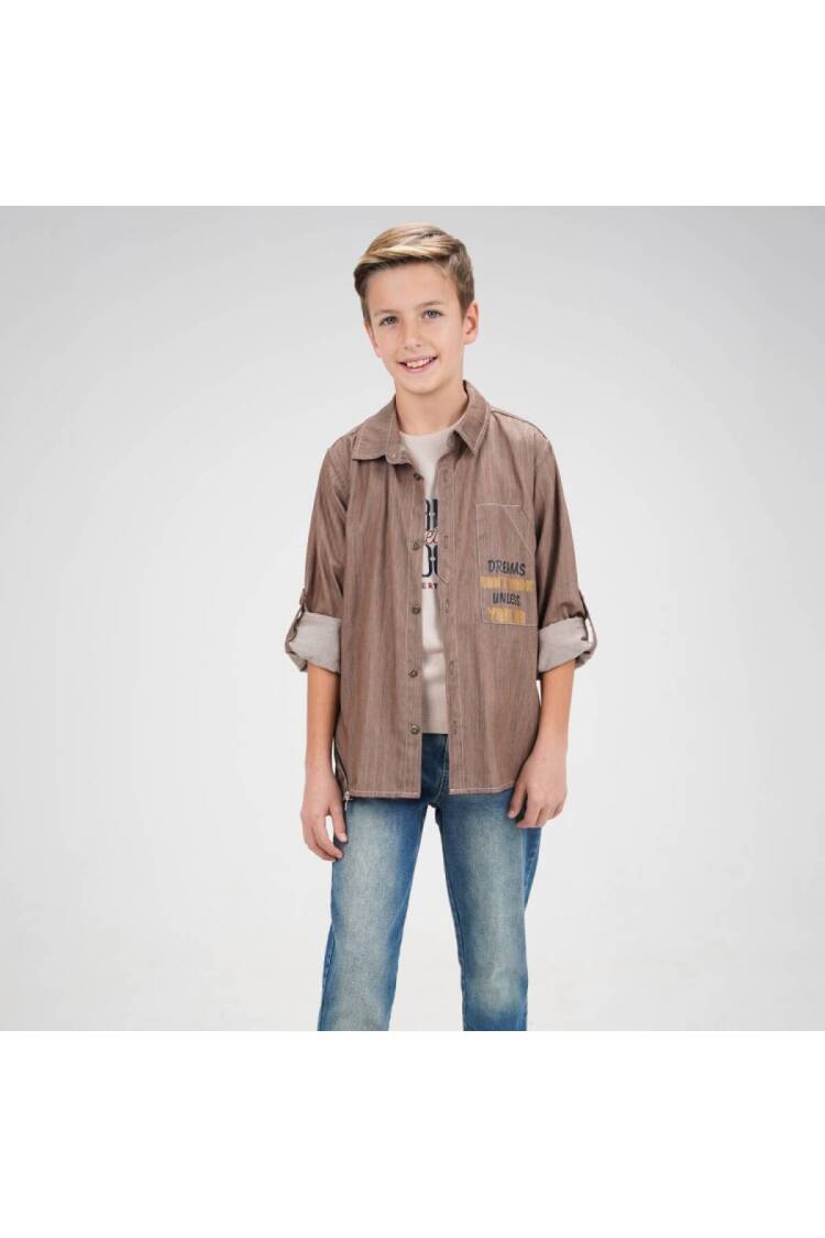 Wholesale Boy 3 Pieces Shirt Trousres T-shirt Set Suit 9-12Y - Brand: Cool Exclusive - Kids & Baby Clothes Wholesale - Globality Store