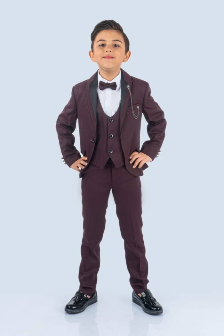 Wholesale Boy Jacket Shirt Bow Vest Groom Suit 8-12Y - Brand: Messy - Kids & Baby Clothes Wholesale - Globality Store