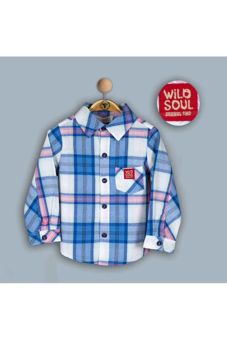 Wholesale Boy Patterned Shirt 2-5Y - Brand: Timo - Kids & Baby Clothes Wholesale - Globality Store