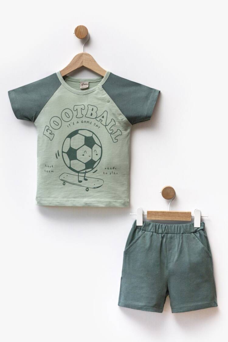 Wholesale Boys' 2 Pcs Shorts and T-shirt Set 2-5Y - Brand: Flexi Baby - Kids & Baby Clothes Wholesale - Globality Store