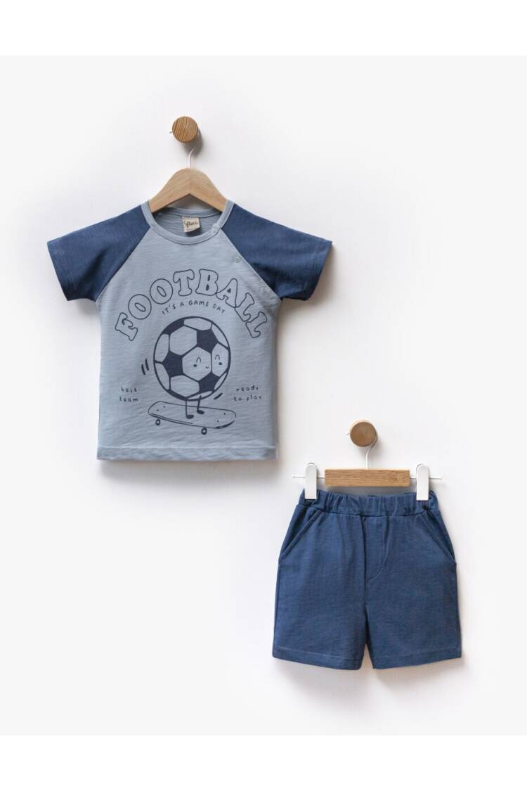 Wholesale Boys' 2 Pcs Shorts and T-shirt Set 2-5Y - Brand: Flexi Baby - Kids & Baby Clothes Wholesale - Globality Store