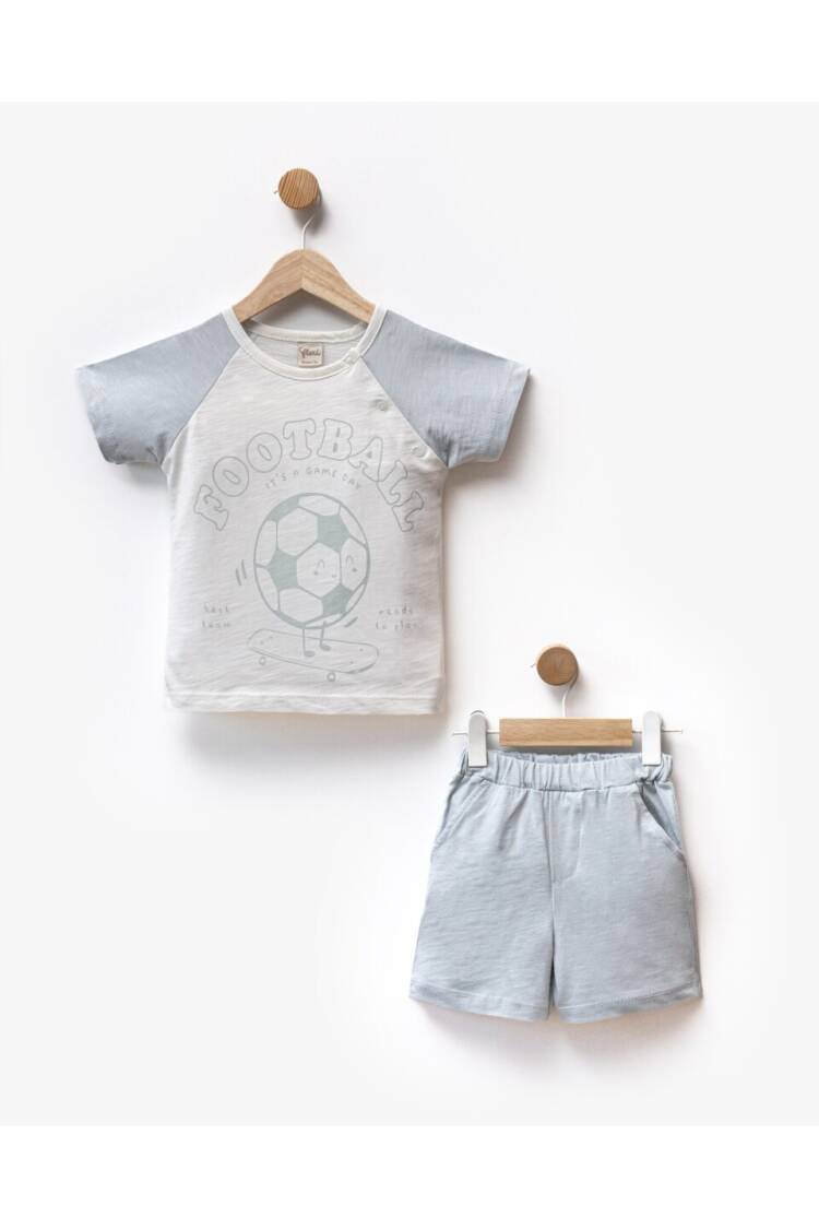 Wholesale Boys' 2 Pcs Shorts and T-shirt Set 2-5Y - Brand: Flexi Baby - Kids & Baby Clothes Wholesale - Globality Store