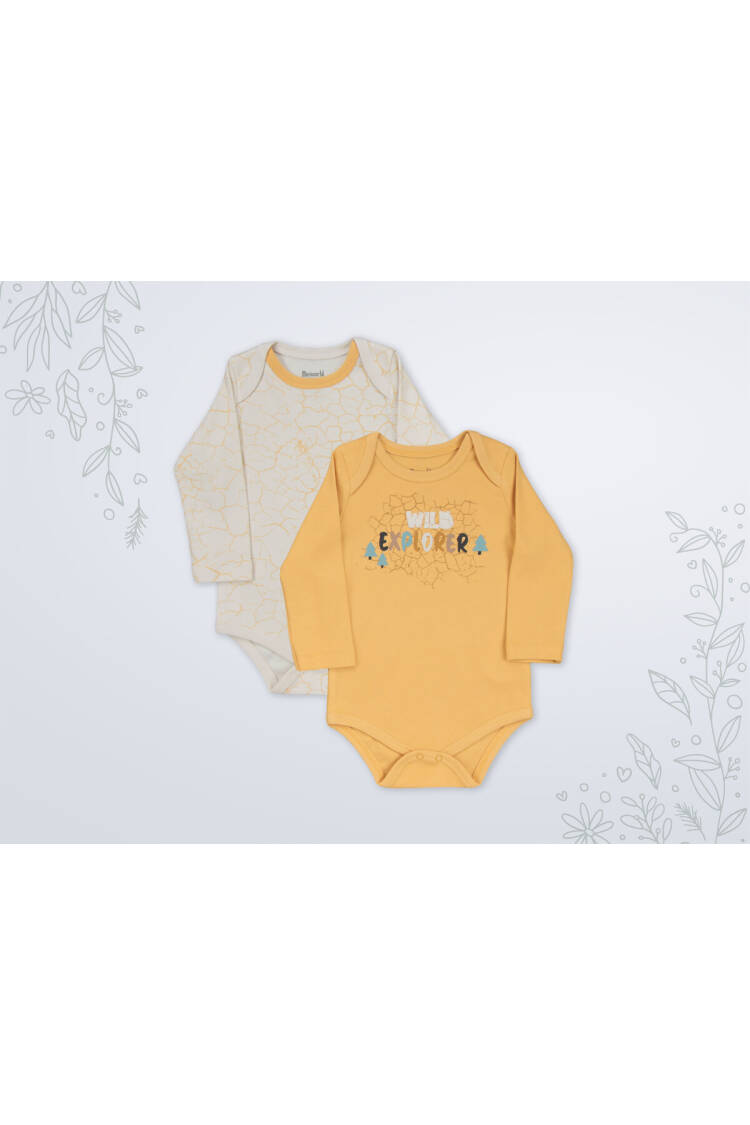 Wholesale Boy's 2-piece Bodysuit Set 3-18M - Brand: Miniworld - Kids & Baby Clothes Wholesale - Globality Store