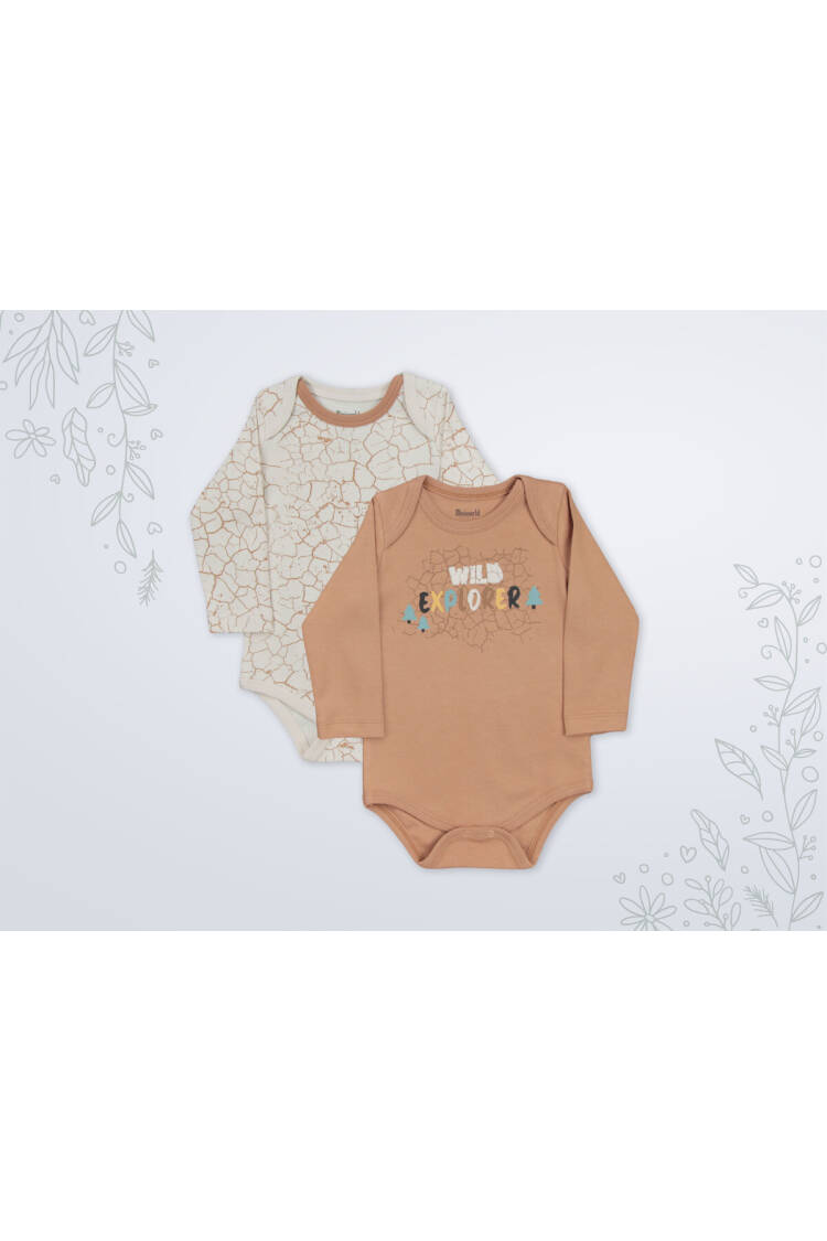 Wholesale Boy's 2-piece Bodysuit Set 3-18M - Brand: Miniworld - Kids & Baby Clothes Wholesale - Globality Store