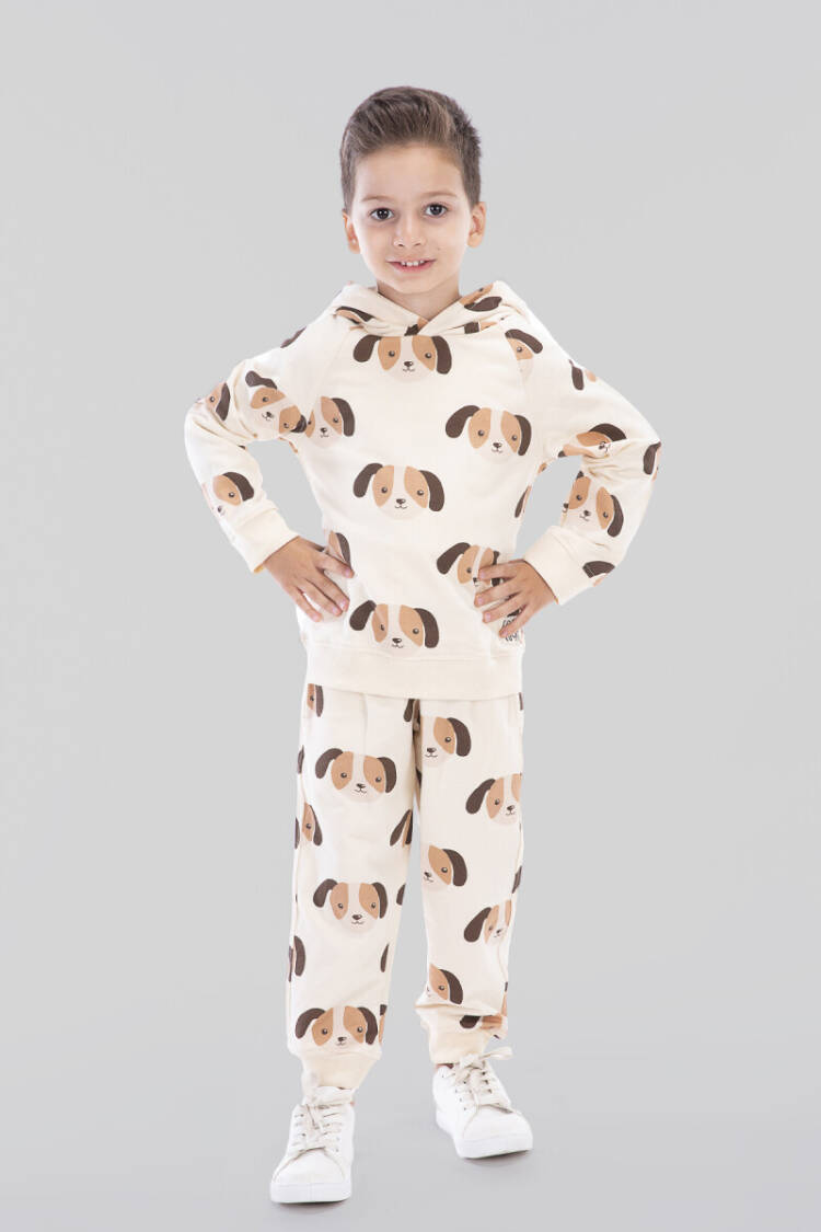 Wholesale Boy's 2-Piece Hooded Tracksuit Set 2-5Y - Brand: Tuffy - Kids & Baby Clothes Wholesale - Globality Store