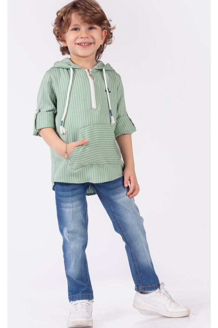 Wholesale Boys 2-Piece Hoodie Shirt and Denim Pants 1-4Y - Brand: Lemon - Women & Kids, Baby Clothes Wholesale - Globality Store
