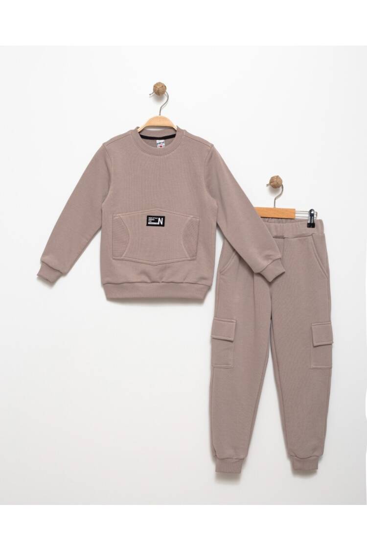 Wholesale Boys 2-Piece Printed and Pocket Tracksuit Set 4-8Y - Brand: Pafim - Kids & Baby Clothes Wholesale - Globality Store