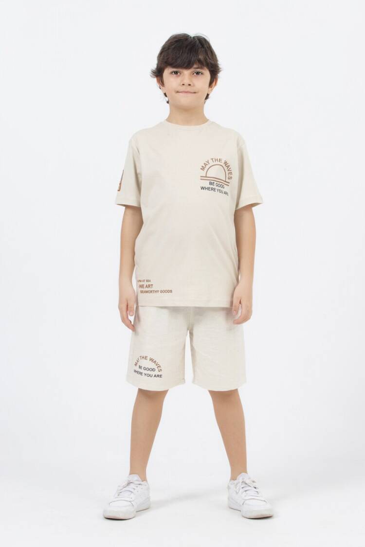 Wholesale Boys 2-Piece Printed T-shirt and Shorts Set 9-14Y - Brand: DMB Boys&Girls - Kids & Baby Clothes Wholesale - Globality Store
