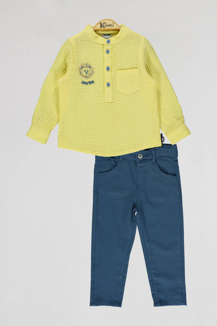 Wholesale Boys 2-Piece Shirt and Pants Set 2-5Y - Brand: Kumru Bebe - Kids & Baby Clothes Wholesale - Globality Store