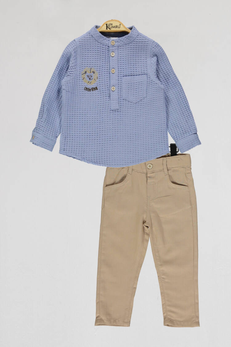 Wholesale Boys 2-Piece Shirt and Pants Set 2-5Y - Brand: Kumru Bebe - Kids & Baby Clothes Wholesale - Globality Store