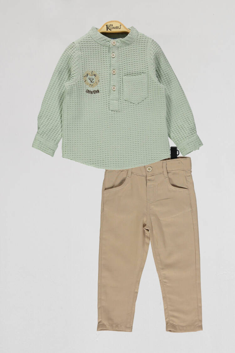 Wholesale Boys 2-Piece Shirt and Pants Set 2-5Y - Brand: Kumru Bebe - Kids & Baby Clothes Wholesale - Globality Store