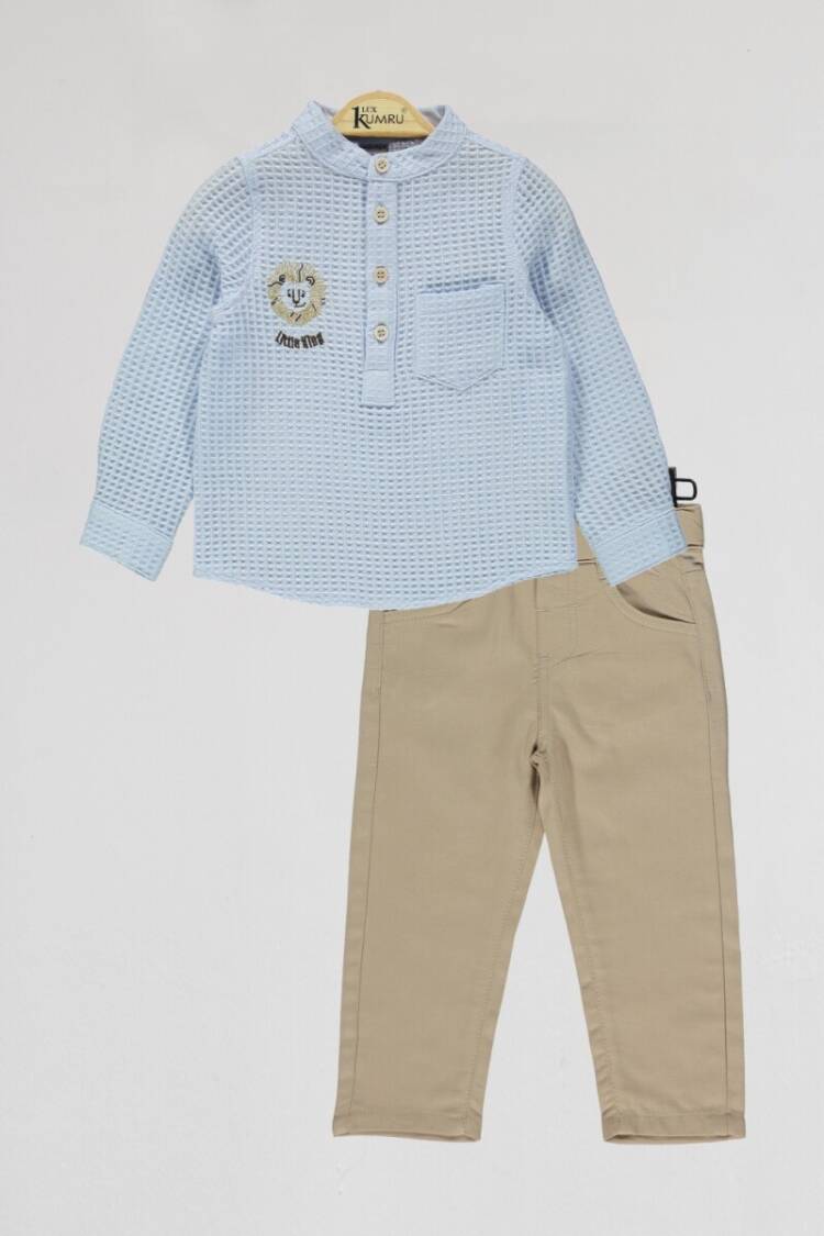 Wholesale Boys 2-Piece Shirt and Pants Set 2-5Y - Brand: Kumru Bebe - Kids & Baby Clothes Wholesale - Globality Store