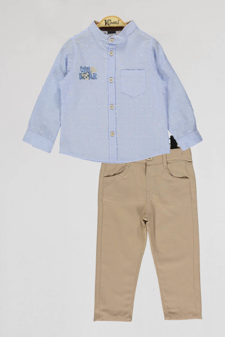 Wholesale Boys 2-Piece Shirt and Pants Set 2-5Y - Brand: Kumru Bebe - Kids & Baby Clothes Wholesale - Globality Store