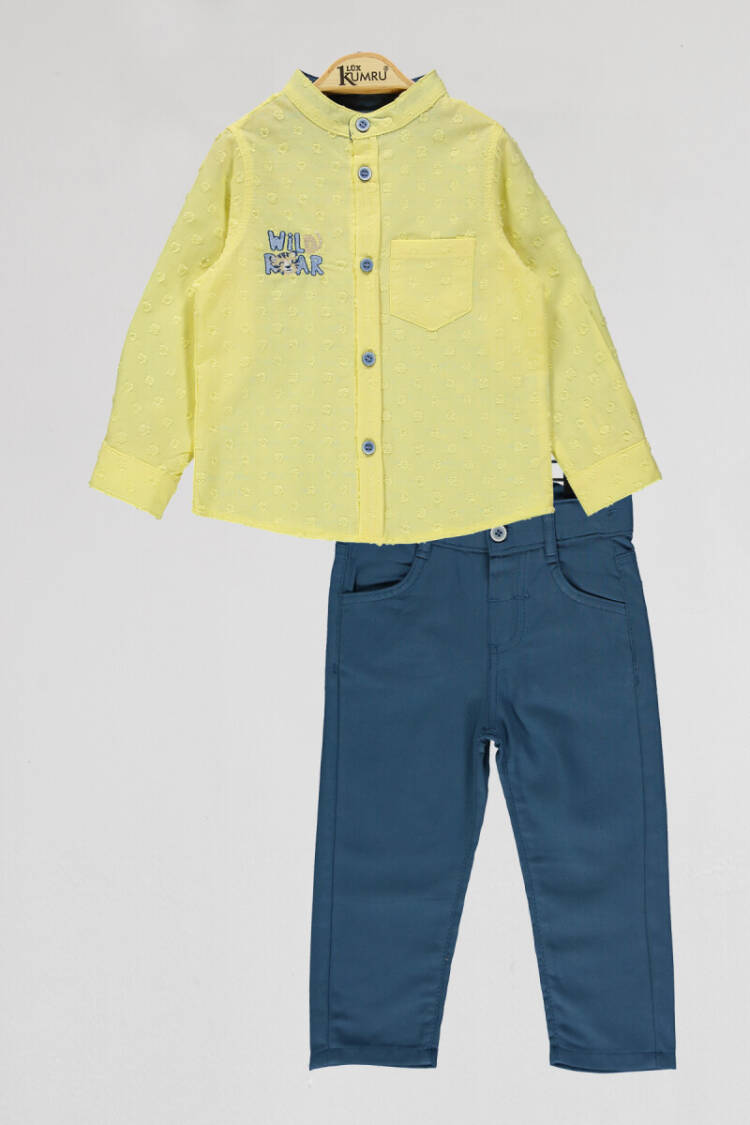 Wholesale Boys 2-Piece Shirt and Pants Set 2-5Y - Brand: Kumru Bebe - Kids & Baby Clothes Wholesale - Globality Store