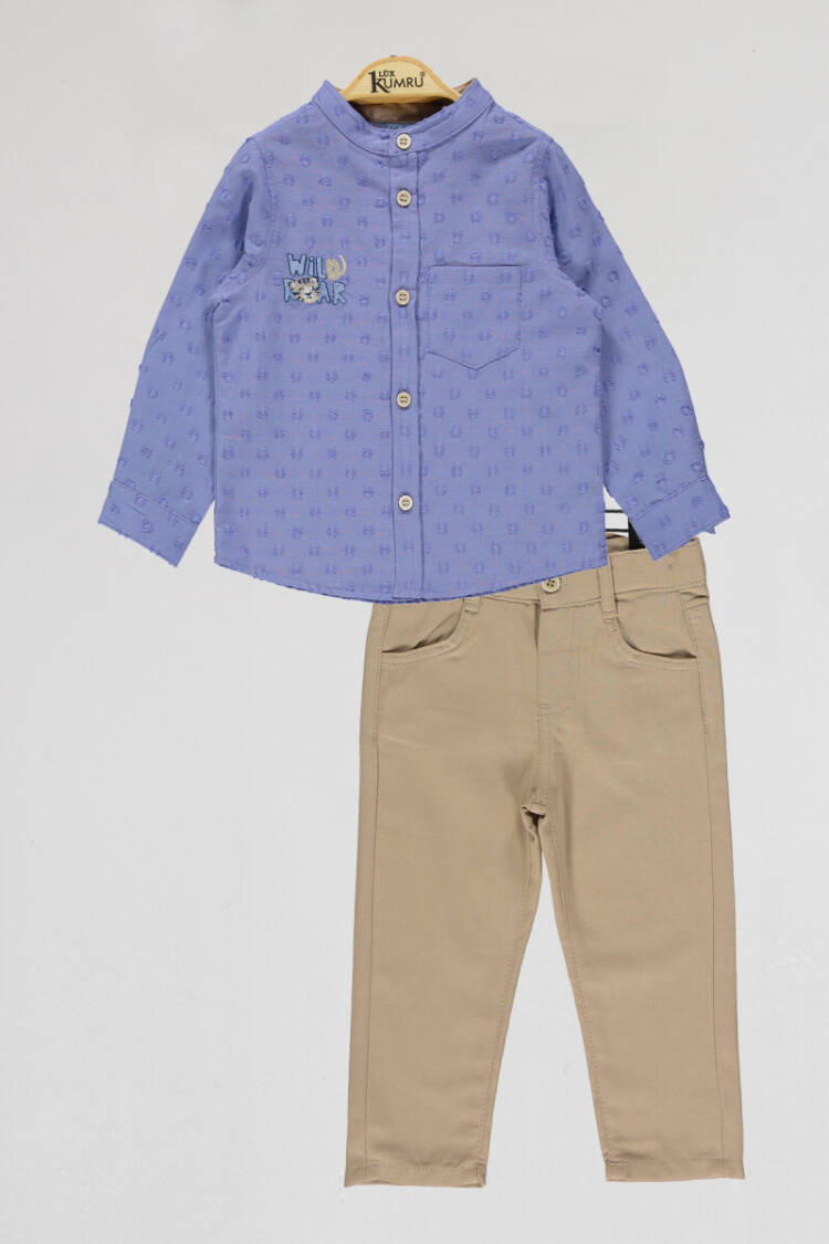 Wholesale Boys 2-Piece Shirt and Pants Set 2-5Y - Brand: Kumru Bebe - Kids & Baby Clothes Wholesale - Globality Store