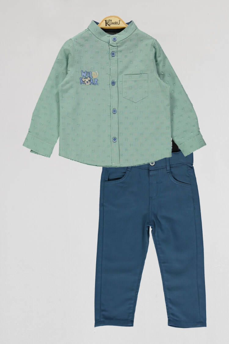 Wholesale Boys 2-Piece Shirt and Pants Set 2-5Y - Brand: Kumru Bebe - Kids & Baby Clothes Wholesale - Globality Store