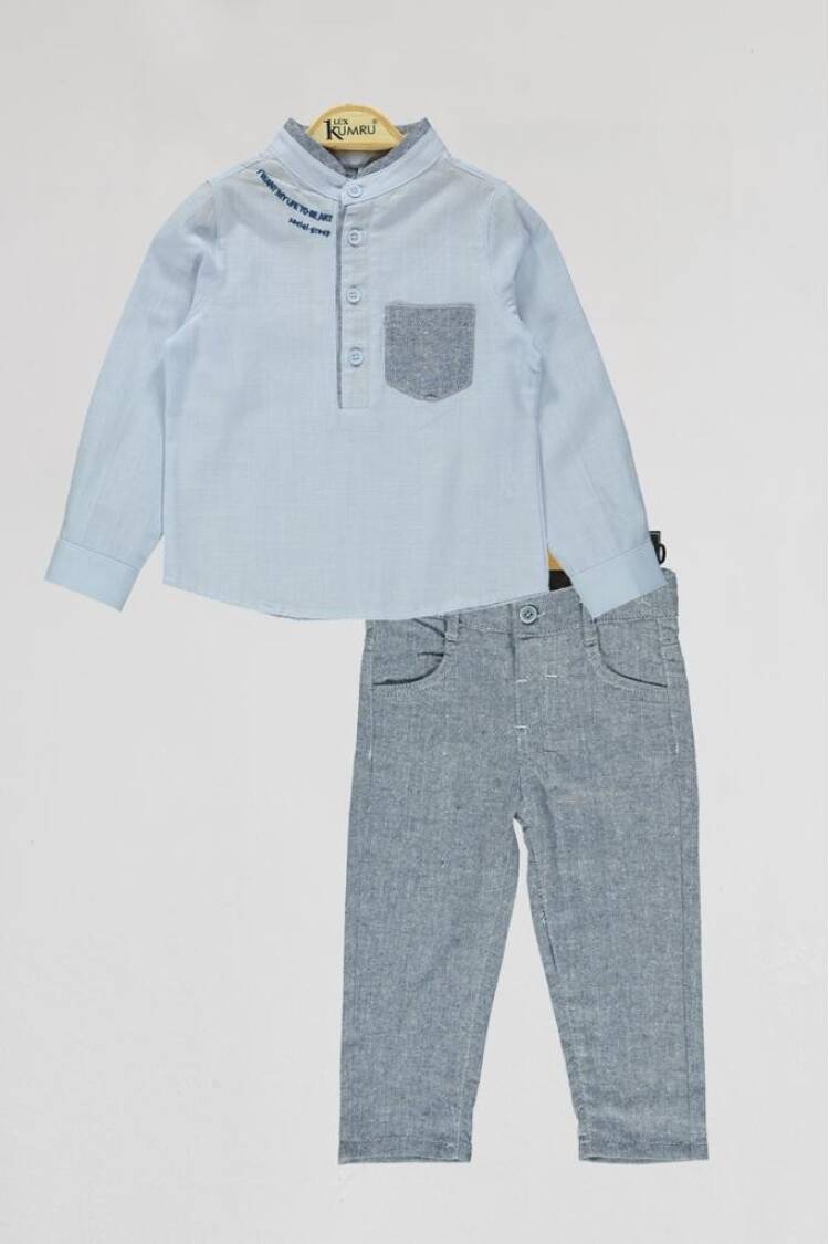 Wholesale Boys 2-Piece Shirt and Pants Set 2-5Y - Brand: Kumru Bebe - Kids & Baby Clothes Wholesale - Globality Store