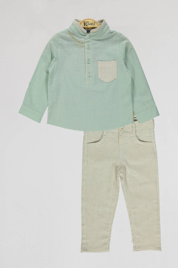 Wholesale Boys 2-Piece Shirt and Pants Set 2-5Y - Brand: Kumru Bebe - Kids & Baby Clothes Wholesale - Globality Store