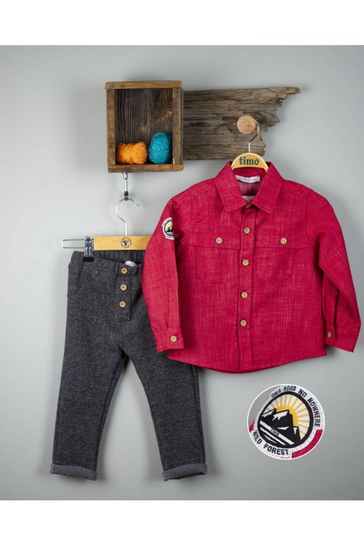 Wholesale Boys 2-Piece Shirt and Pants Set 2-5Y - Brand: Timo - Kids & Baby Clothes Wholesale - Globality Store