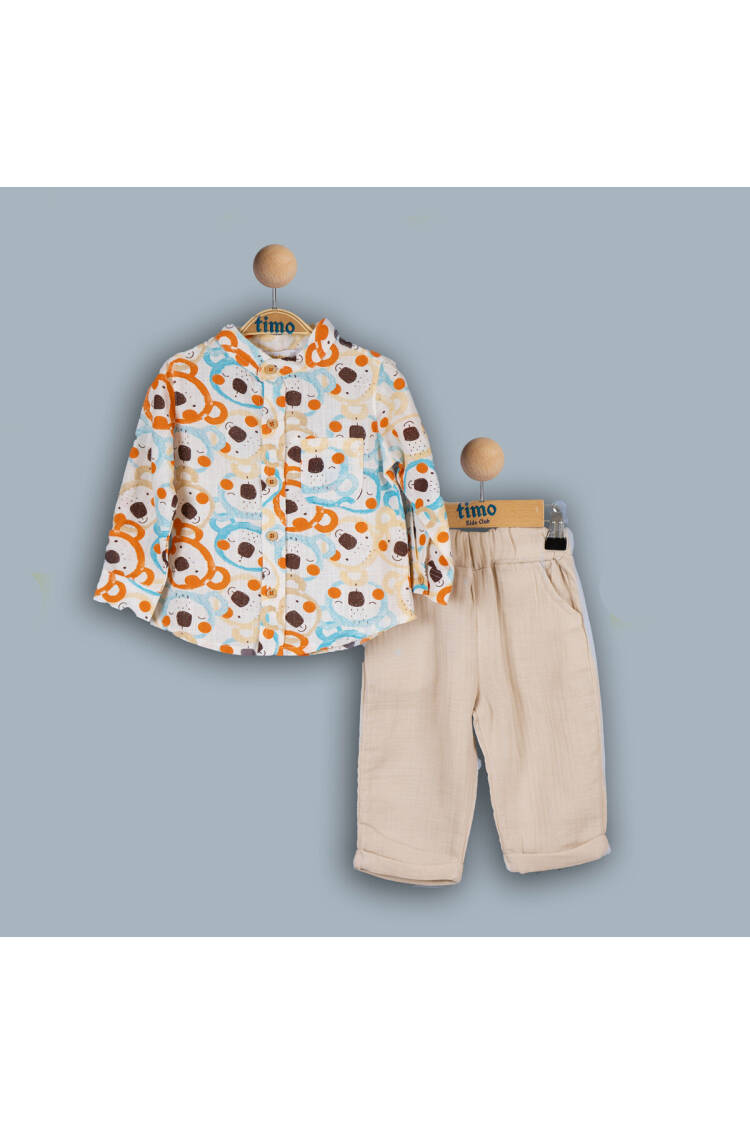 Wholesale Boys 2-Piece Shirt and Pants Set 2-5Y - Brand: Timo - Kids & Baby Clothes Wholesale - Globality Store