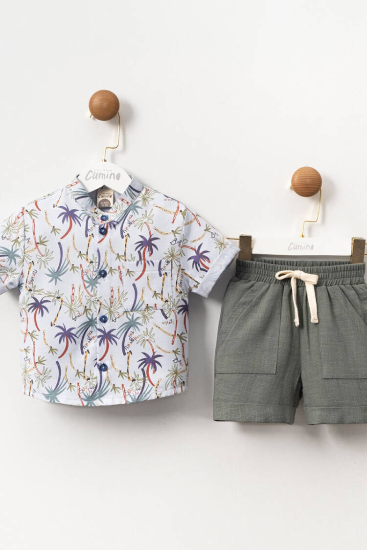 Wholesale Boys 2-Piece Shirt and Shorts Set 2-5Y - Brand: Cumino - Women & Kids, Baby Clothes Wholesale - Globality Store