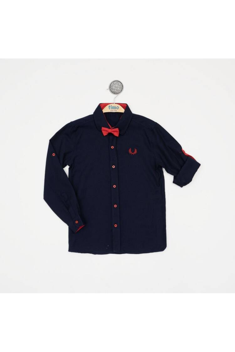 Wholesale Boys 2-Piece Shirt with Bowtie 6-9Y - Brand: Timo - Kids & Baby Clothes Wholesale - Globality Store