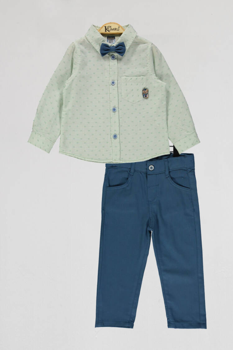 Wholesale Boys 2-Piece Shirts and Pants Set 2-5Y - Brand: Kumru Bebe - Kids & Baby Clothes Wholesale - Globality Store